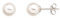 XENOX® Perlen Ohrringe - Damen Ohrringe aus hochwertigem 925/- Sterlingsilber
