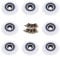 Duschkabine Rollen Ersatzteile Rollenführung Dusche Edelstahl Duschkabinen Rollen 25mm Duschkabine Rollen Set 8stk mit Schrauben M5
