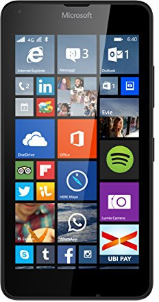 Microsoft Lumia 640 Smartphone débloqué (Ecran: 5 Pouces) Noir (Import Italie)