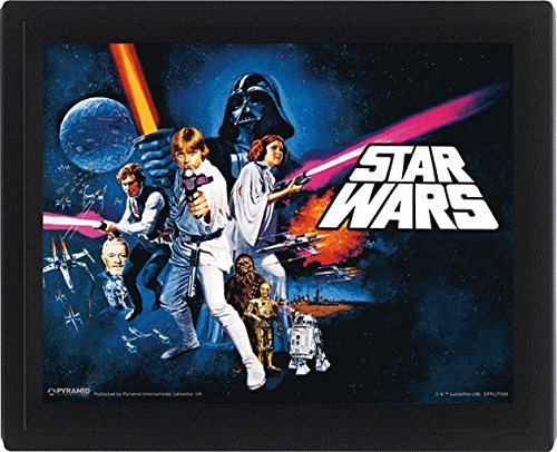 Poster Lenticolare 3d Con Cornice 24 X 59 (a New Hope)