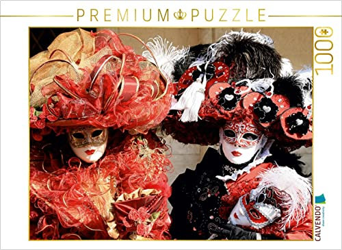 CALVENDO Puzzle Paar mit Hut 1000 Teile Puzzle quer | 1000 Teile Lege-Größe 64 x 48 cm Foto-Puzzle für glückliche Stunden