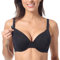 Gratlin Reggiseno Allattamento Donna Morbido Confortevole con Ferretto e Imbottitura a Coppa Intera Nero 4F