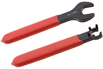 Tenlacum ER11M ER11A - Chiave a bussola mandrino per tornio serraggio ER11 ER chiave con manico (2 pezzi)