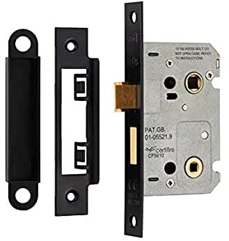 Carlisle Brass BAE5025 EASI-T Bathroom Lock 64MM Residential, Matt Black