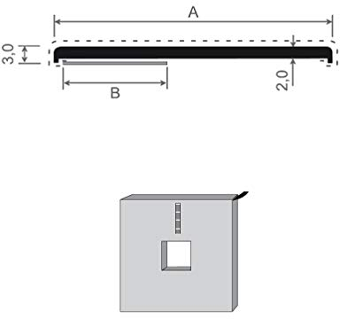 Flachleiste Kunststoff weiß selbstklebend 150m Rolle versch. Breiten Fensterleiste Abdeckleiste Kunststoffleiste (40 mm)
