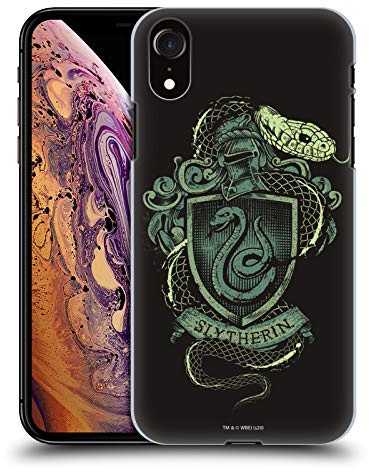 Head Case Designs Offizielle Zugelassen Harry Potter Slytherin Deathly Hallows XIV Harte Rueckseiten Handyhülle Hülle Huelle kompatibel mit Apple iPhone XR