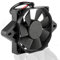 Kuuleyn 12V/15W ventilateur de refroidissement de moto, radiateur de ventilateur de refroidissement de moteur électrique pour moto ATV Go Kart Quad BUGGY 150cc 200cc 250cc Bl