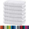 Erwin Müller Handtuch 6er-Pack Heidelberg 100% Baumwolle - saugstark, gut trocknend, kompakt, leichte Qualität weiß Größe 50x100 cm - ideal für Sport, Strand, Reisen