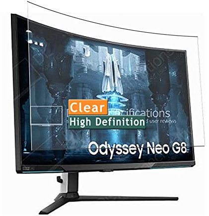 Vaxson 3 Stück Schutzfolie für Samsung Odyssey Neo G8 31,5 Monitor Display Displayschutzfolie (nicht Panzer Schutz Glas)