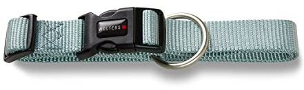 Wolters Halsband Professional extra-breit, Farbe:Salbei grün, Größe:M 28-40 cm x 15 mm
