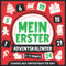 Mein Erster Adventskalender | Schwarz Weiß Kontrastbuch für Baby | 0-12 Monate: Einfache Schwarz-Weiß-Bilder zur Entwicklung des Sehvermögens von Babys