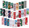 Vicloon Magnet Magnetische Lesezeichen, 30 Stück , Bunt, Kinder, für Gastgeschenke , Zuhause, Büro(Weihnachten)