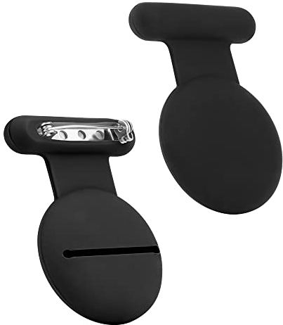 Versteckter Airtag-GPS-Tracker, Airtag für Kinder, ältere Menschen, Haustiere, Kleidung, sicherer als Airtag-Uhr, Airtag-Schlüsselanhänger und Airtag-Halskette.(Pro,Schwarz-2PCS)