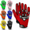 SAGA SPORTS Motorradhandschuhe – Jugendliche Dirt Bike & Motocross Handschuhe, atmungsaktiv, rutschfest, ideal zum Radfahren, Wandern & Angeln (Red, X-Large [10-12 Yrs])