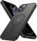LANDEE Magnetic Case for iPhone 11 Pro Max Case Compatible with Magsafe Wireless Charging Cover Black