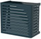 Box Air Klima Cover Clima Curve S Anthracite – Cache Climatiseur Extérieur « Premium » en Aluminium Composite Design Arrondi, Supports INOX Réglables, Protection Unité Extérieure