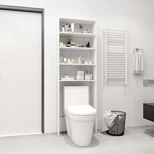Camerina Mobile per Lavatrice Bianco 64x24x190 cm,Casa e Giardino,Accessori elettrodomestici,Accessori lavatrici e asciugatrici,Accessori per lavatrici e asciugatrici
