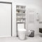 Camerina Mobile per Lavatrice Bianco 64x24x190 cm,Casa e Giardino,Accessori elettrodomestici,Accessori lavatrici e asciugatrici,Accessori per lavatrici e asciugatrici