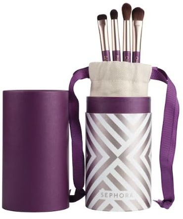 Sephora Full Eyes Brush Set - A set of 4 vegan eye brushes for easy and successful makeup