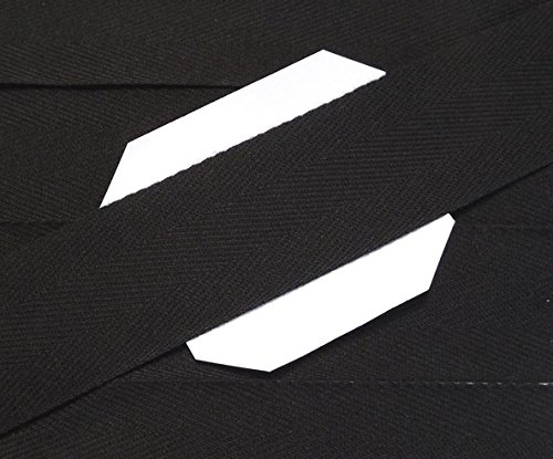 Großhandel für Schneiderbedarf 5 m Baumwollband 20 mm schwarz