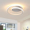 Comely LED Deckenlampe, 30W 3300LM Deckenleuchte LED Warmweiss 3000K, Modern Design Schlafzimmerlampe Decke Weiß Deckenbeleuchtung für Balkon Küche Flur Büro