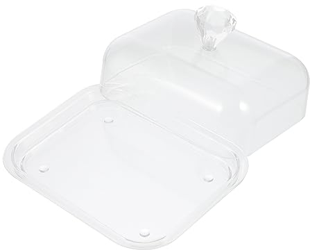 1 caja de mantequilla, soporte para postre con cúpula, recipientes para alimentos con tapas, bandeja para mantequilla, mini recipientes para refrigerios, platos, plato de mantequilla francés, soporte