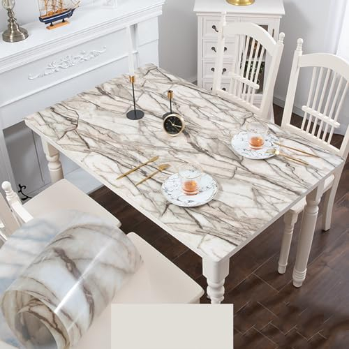 Tischschutz mit Blumen Bedruckt Dicke 1mm,Transparente Tischfolie Texture Blütenform,Schutzfolie abwischbar,PVC Tischdecken rutschfeste,Durchsichtige Schreibtisch,Tischmatte Ölbeständig (A,80x130cm)