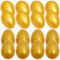 ifundom Stück Glänzende Goldene Metallische Ostereier Befüllbare Ostereier Osterjagd-Korbfüller Füller Osterthema-Partygeschenk Zum Befüllen Bestimmter Leckereien