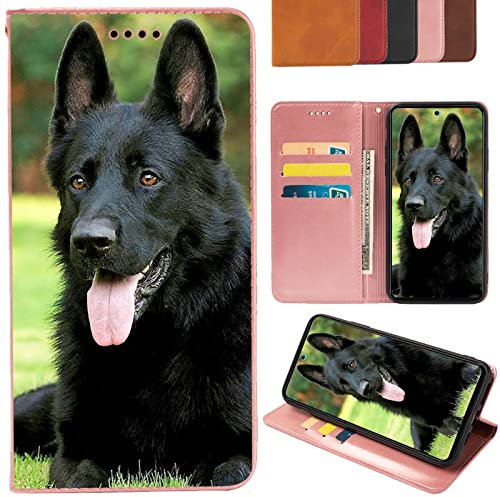 CAXKJE Personalizzata Custodia per Realme 12 PRO,con la Tua Foto,Immagine o Scritta Cover,Flip Caso in PU Pelle Case Portafoglio Case Cover - Pink-ZT3