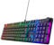 Trust Gaming GXT 866 Torix Mechanical Keyboard UK Layout, Linear Huano Switches, RGB Illumination, Anti-Ghosting N-Key Rollover, Low Profile Programmable USB Gaming Keyboard PC Laptop - Black