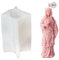 JS MOLD Kerzenform Silikon,3D Madonna Kerzen Silikonformen,Kerzengießform Silikon Frau,DIY Kerzen Formen Silikon Gießform für Kerzen Machen, Statue, Handwerk (12,5 x 6,7cm)