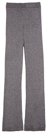 s.Oliver Strickhose mit Flared Leg und Metallic-Effekt