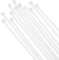 sourcing map 100PCS Cable Zip Ties 12 Inch, Self-Locking Nylon Wire Ties Heavy Duty with 40 LBS Tensile Strength for Indoor and Outdoor, White