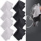 8 Pcs Microfiber Glasses Cleaning Cloth Lint Free Cleaning Cloths for Lens, Eyeglasses,Screen and Tablets(Black Grey)