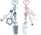 2 Pièces Porte Clé Mignon Chat, Porte Clé Chaton, Porte-Clés Enfant, Porte-Clés Kawaii Chat, Pendentif Porte-Clés Chat Peluche, Porte Clé avec Chat, Cadeaux pour Filles, Femmes, Amoureux des Chats