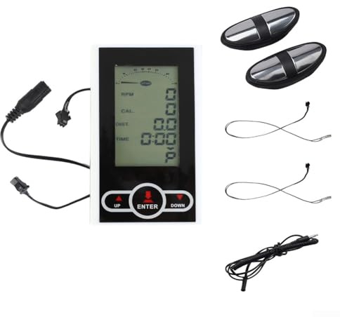 Heimtrainer Monitor Tachometer verfolgt die verstrichene Zeit und zurückgelegte Strecke während Ihrer Übungen