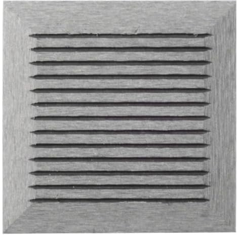 HORI® WPC Pfostenkappe 12 × 12 cm braun – Schutzkappe, Abdeckung, abschluss, für Sichtschutzzaun Pfosten, wetterfest, splitterfrei, Steckmontage Farbe Grau