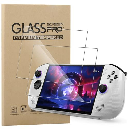 MEMELOKA Protector de Pantalla para Lenovo Legion Go S 8 Pulgadas, 2 Piezas[Antiarañazos][Antihuellas][Alta Sensibilidad] 9H Dureza Cristal Templado Lenovo Legion Go S