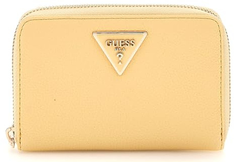 GUESS Laurel SLG Medium Zip Around Wallet Cornsilk
