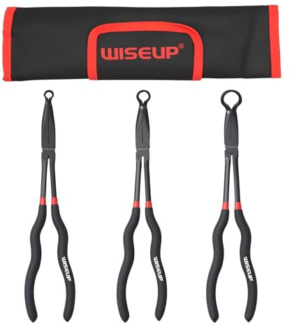 WISEUP 3-Piece 11 Long Reach Hose Grip Pliers Set