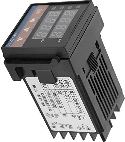 ViaGasaFamido PID Temperature Controller Digital Display High Voltage 220VAC PID Centigrade Thermostat 50/60Hz Self Tuning Control Relay Output