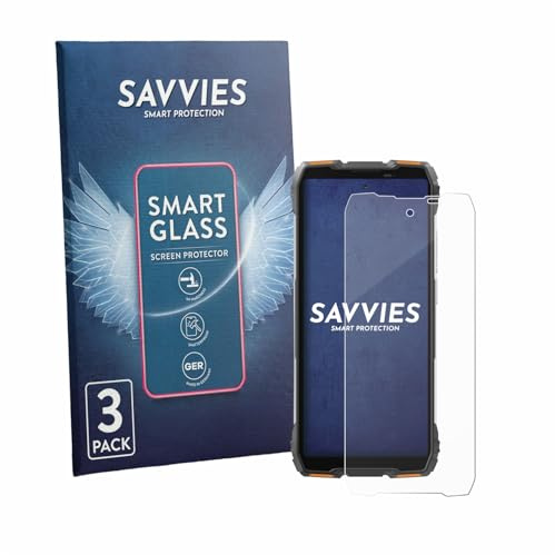 Savvies 3 Stück Panzer Schutz Glas für Blackview Oscal Pilot 6 9H Schutzfolie HD Klar, Blasenfrei, Anti-Fingerabdruck, Stoßfest, Displayschutz