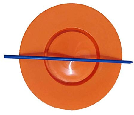 Rcniso Piatti da Giocoliere, Plastica Semplice Migliora l'abilità Pratica 6 Pezzi Piatti da Giocoleria Giocattolo Robusto Interessante Attenzione Che Attira per Il Giardino (Colorato)