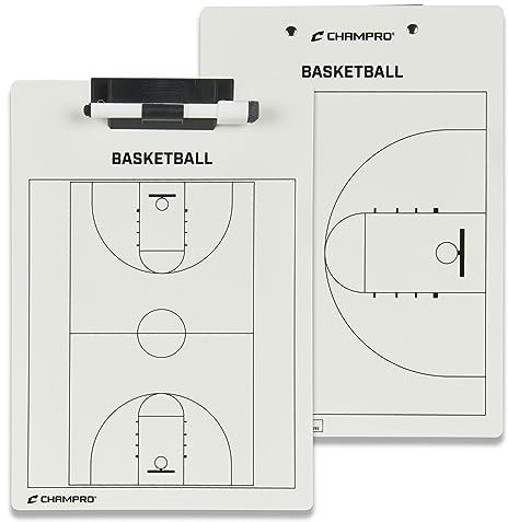 Champro Basketball Coaches Board, A099BK, weiß, 12 x 9-Inch