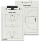 Champro Basketball Coaches Board, A099BK, weiß, 12 x 9-Inch