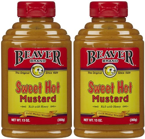 Beaver Mustard Sqz Sweet Hot 13 Oz