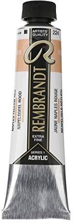 Rembrandt - Acrílico (40 ml), color amarillo y rojo