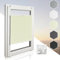 Home-Vision® Premium Doppelplissee Wabenplissee ohne Bohren mit Klemmfix (Weiß-Creme, B40cm x H120cm) Modern Klemmfix Blickdicht Plissee Sonnenschutz Hitzeschutz Jalousie für Fenster Thermo