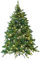 VIVANNO Künstlicher Weihnachtsbaum beleuchtet LED Premium Nordmanntanne 150 cm