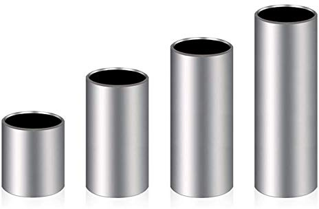 Stainless Steel Slide Set, 4 Pcs Metal Slide for Guitar, Bass & Other Instruments (4 Sizes)